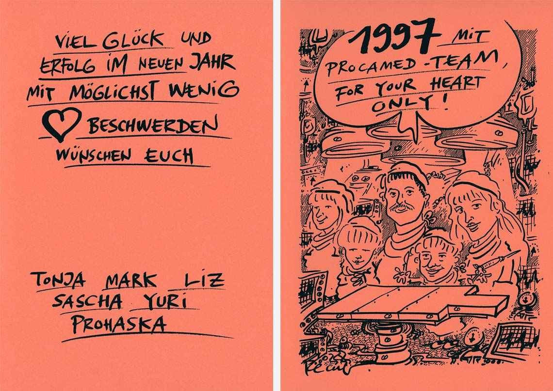 Weihnachtskarte 1996
